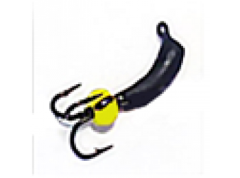 Черт-банан черный с бисером 314Р