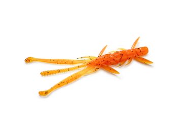 Приманка FishUp Shrimp 3" (9pcs.), #049 - Orange Pumpkin/Black