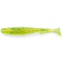 Приманка FISHUP U-Shad 4" (8pcs.), #026 - Flo Chartreuse/Green