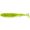 Приманка FISHUP U-Shad 2.5" (9pcs.), #055 - Chartreuse/Black