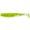 Приманка FISHUP U-Shad 2" (10pcs.), #055 - Chartreuse/Black