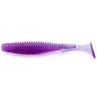 Приманка FishUp U-Shad 3.5" (8pcs.), #015 - Violet/Blue