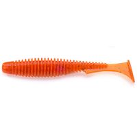 Приманка FishUp U-Shad 3.5" (8pcs.), #049 - Orange Pumpkin/Black