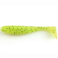 Приманка FISHUP Wizzle Shad 2" (10pcs.), #055 - Chartreuse/Black