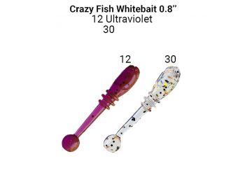 Crazy Fish Whitebait 0.8" 16-20-12/30-1