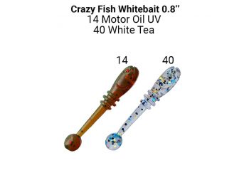 Crazy Fish Whitebait 0.8" 16-20-14/40-6