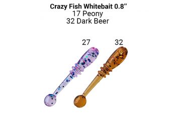 Crazy Fish Whitebait 0.8" 16-20-27/32-1