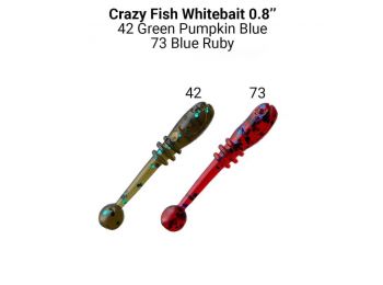 Crazy Fish Whitebait 0.8" 16-20-42/73-1